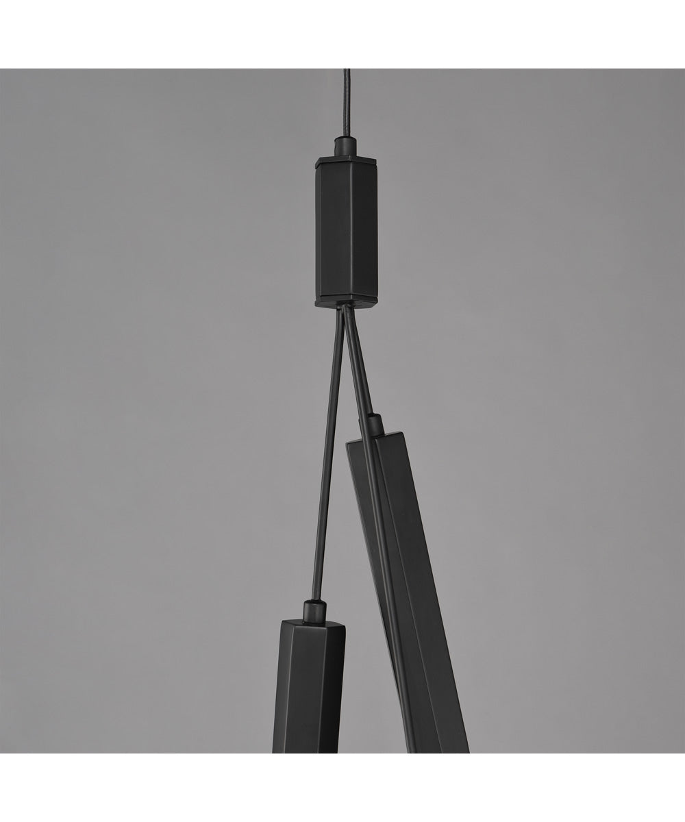 Allumettes 3-Light LED Pendant Black
