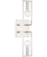 Finni 2 Light Wall Sconce Polished Nickel