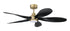 Rosalie 52" 5-Blade Indoor ceiling Fan 1-Light Fan Satin Brass