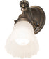 5" Wide Hartford Ruffle Wall Sconce