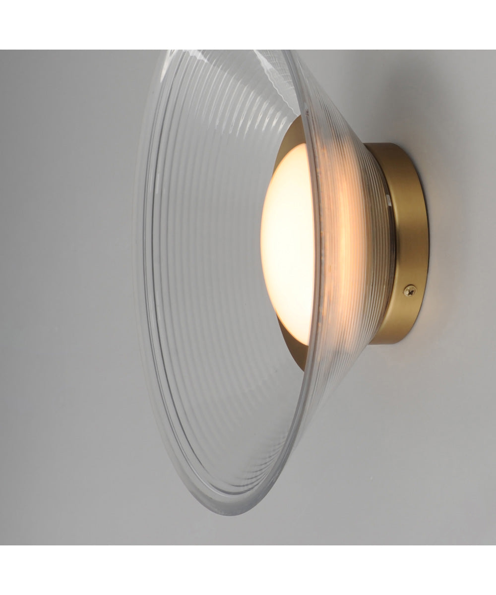 Jensen 12 inch Wall Sconce/Flush Mount Satin Brass