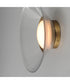 Jensen 12 inch Wall Sconce/Flush Mount Satin Brass