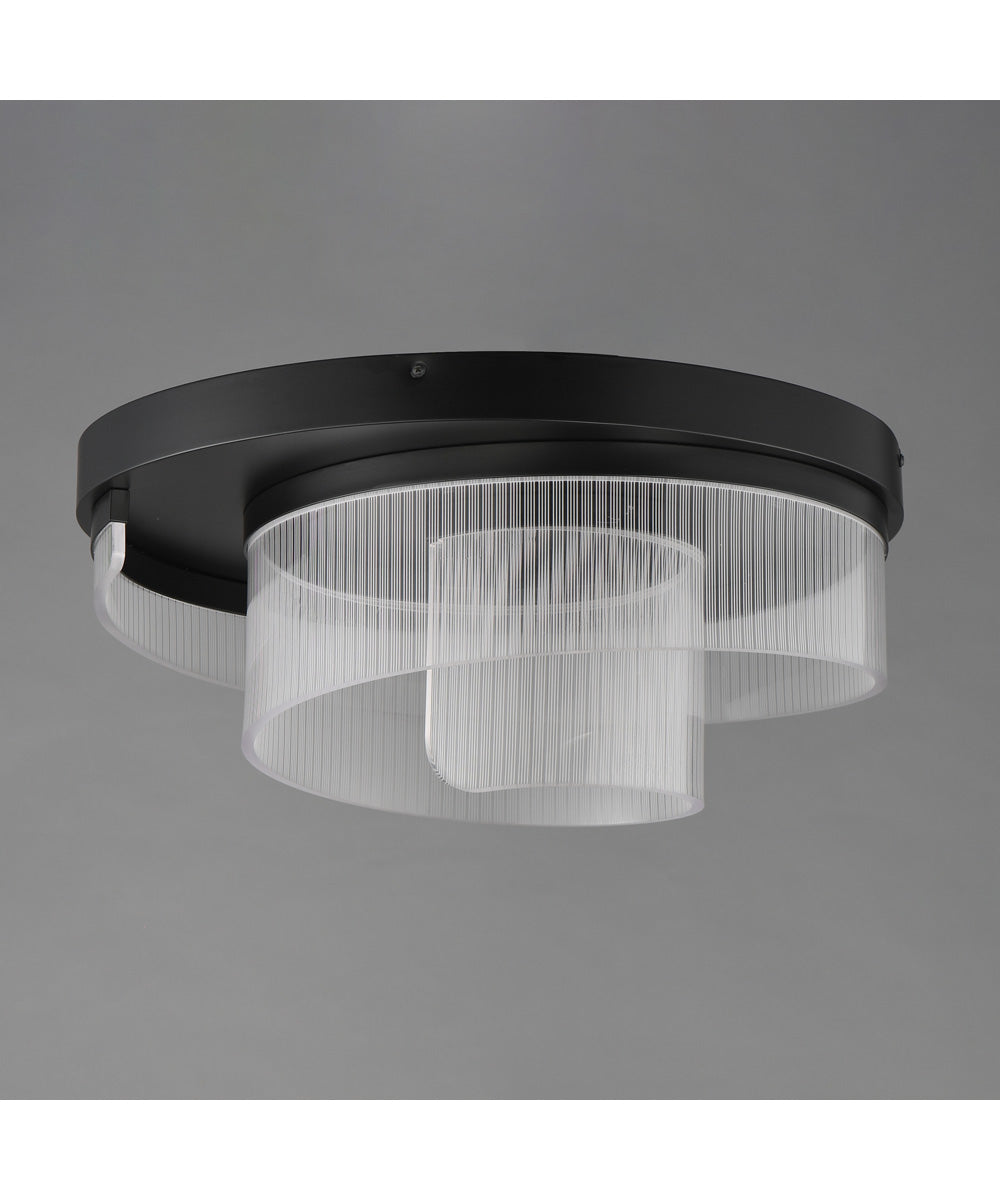 Sonata 20 inch LED Flush Mount Black