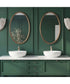 Ellis Beaded Brass Oval Mirror