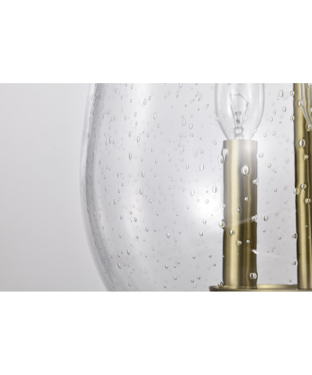 Boliver 3-Light Pendant Vintage Brass