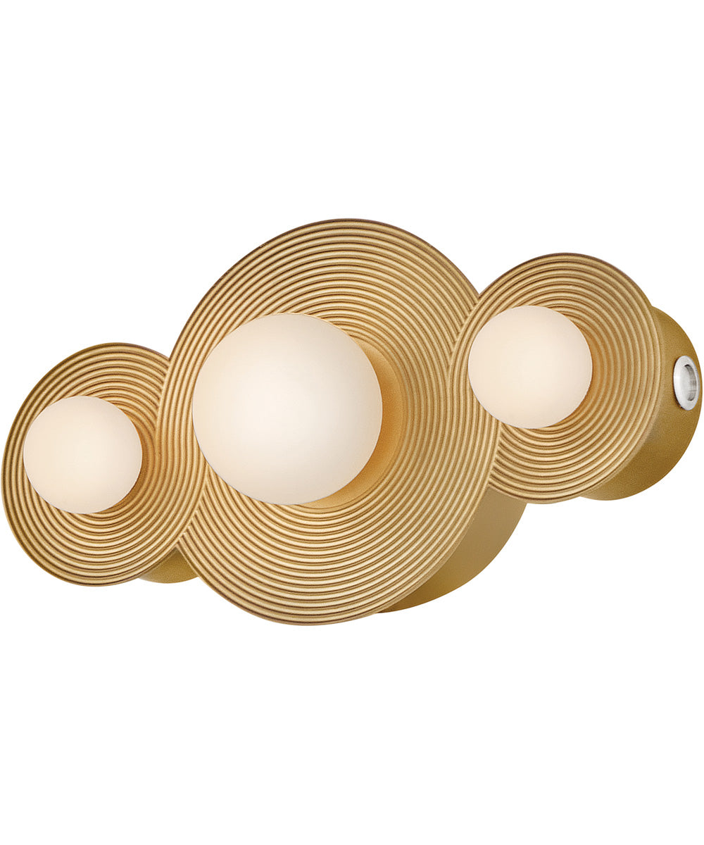 Rhea LED-Light Small LED Vanity in Heritage Brass