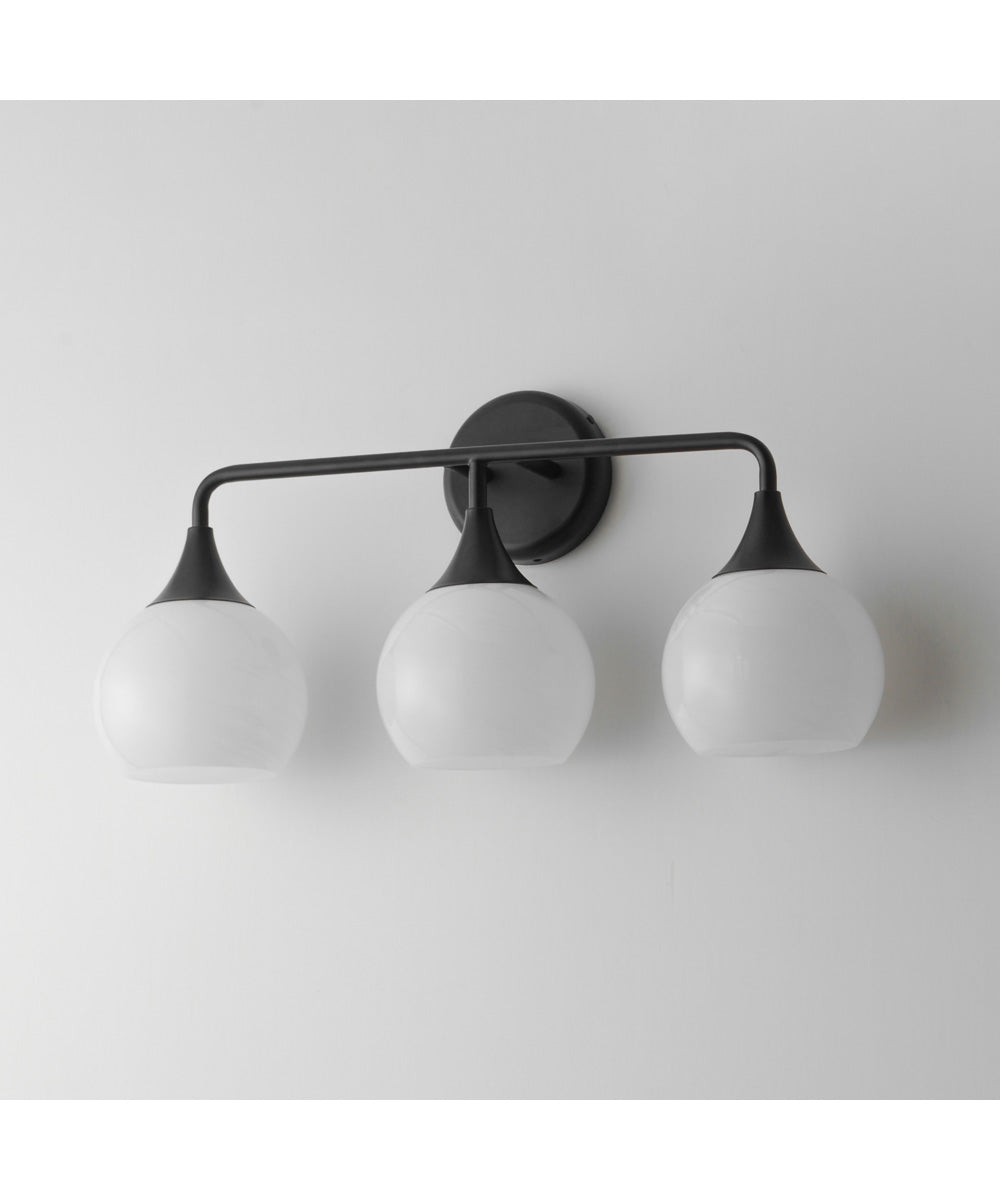 Neve 3-Light Bath Vanity Black