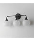 Neve 3-Light Bath Vanity Black