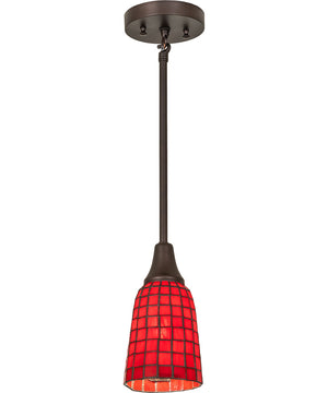 5" Wide Terra Roja Mini Pendant