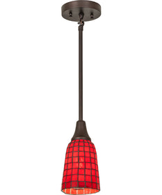 5" Wide Terra Roja Mini Pendant