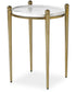 Nahunta Antique Brass Accent Table
