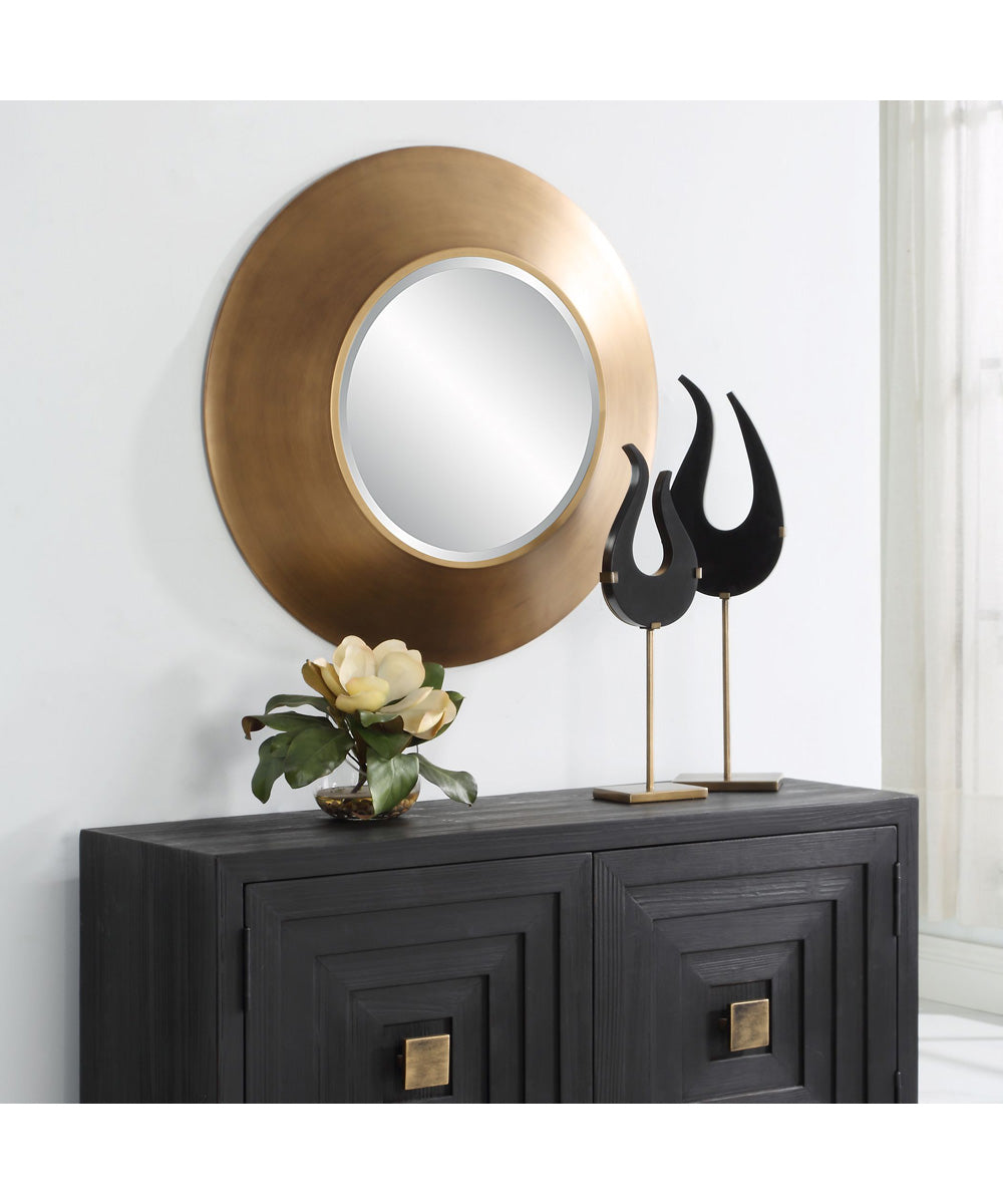 Contessa Round Gold Mirror