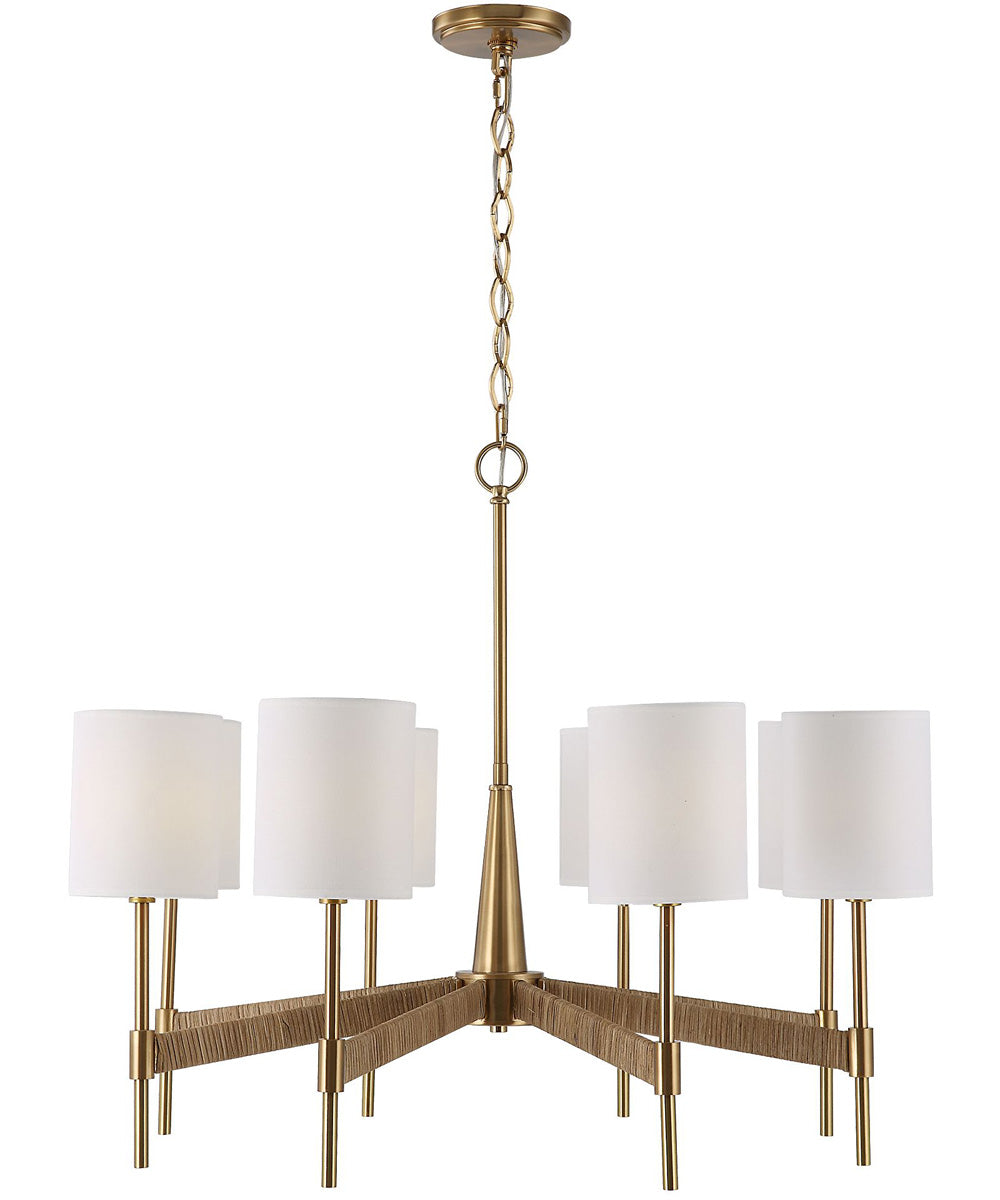 Lautoka Rattan 8 Light Chandelier
