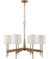 Lautoka Rattan 8 Light Chandelier