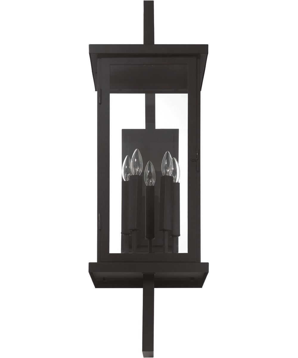Jordan 5-Light Outdoor Lighting Textured Black