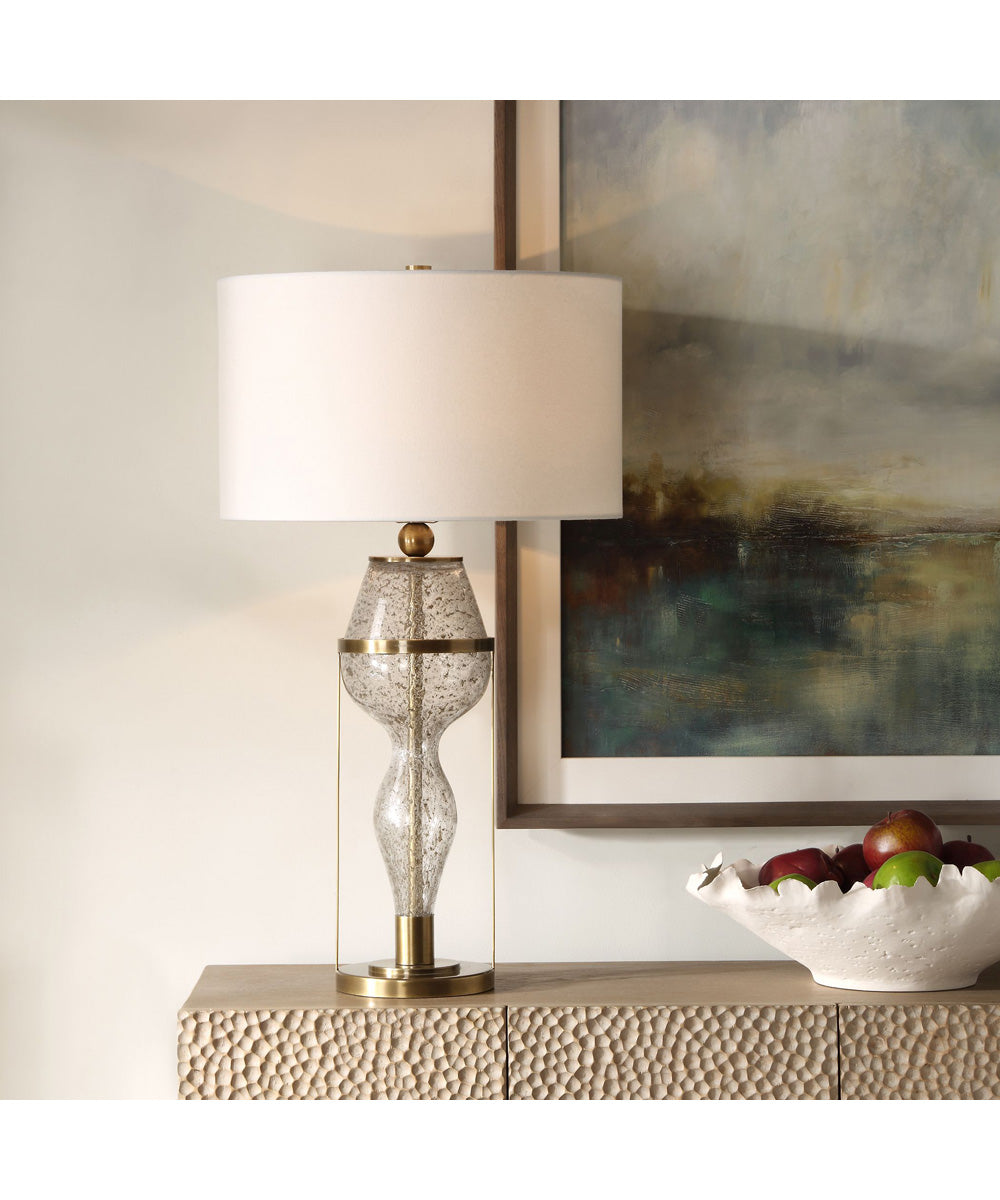 Out Of Time Seeded Glass Table Lamp