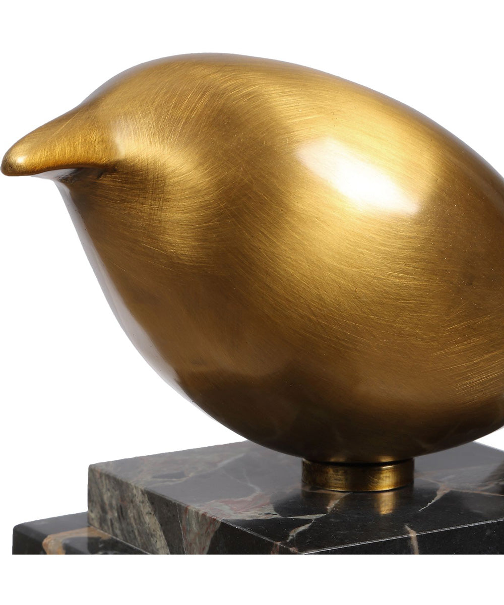 Golden Finch Bird Figurines Set of 2
