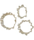 Ripple Effect Silver Wall Art Set of 3