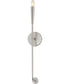 Vela 1-Light Sconce Satin Nickel