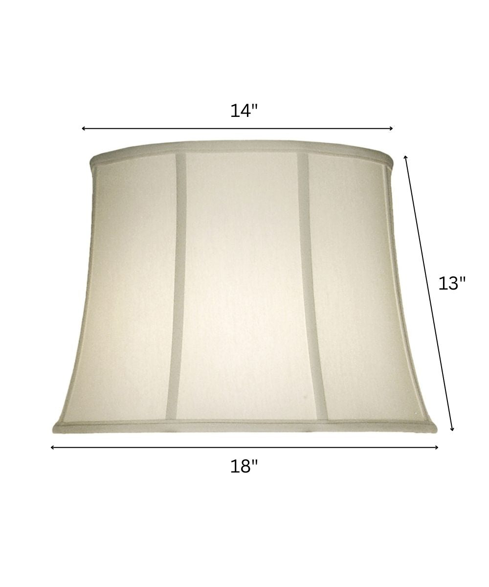 14x18x13 Ivory Shadow Modified Bell Softback Lampshade