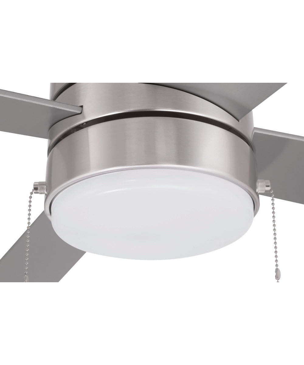 Energy Star McCoy 52" 4 Blade Ceiling Fan 1-Light Fan Brushed Polished Nickel