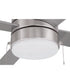 Energy Star McCoy 52" 4 Blade Ceiling Fan 1-Light Fan Brushed Polished Nickel