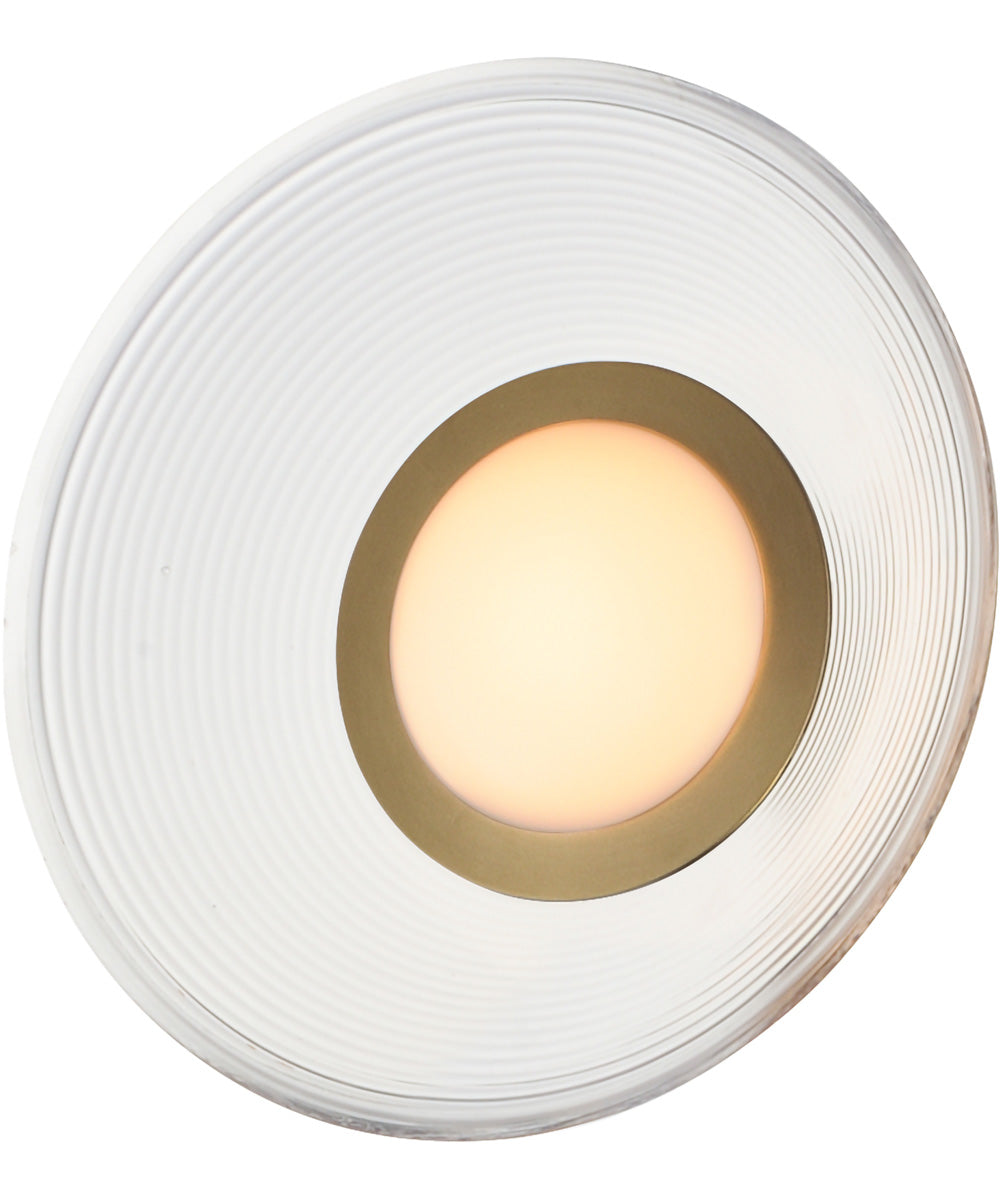 Jensen 12 inch Wall Sconce/Flush Mount Satin Brass