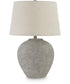 Dreward Metal Table Lamp Distressed Gray