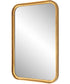 20x30" Wall Mirror Lightly Antiqued Gold Leaf with Glaze