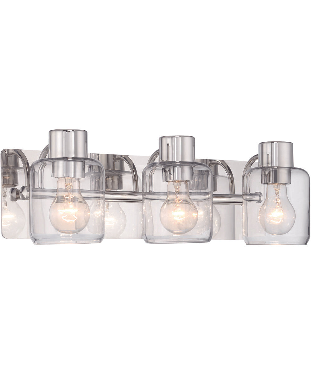 Rori 3-Light Lighting Polished Nickel
