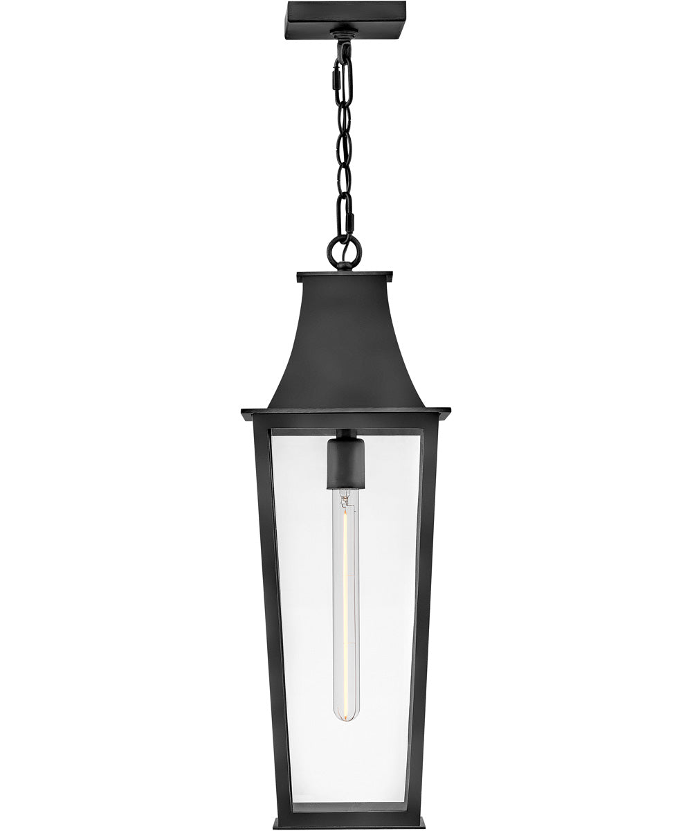 Georgetown Coastal Elements  1-Light Large Hanging Lantern in Black