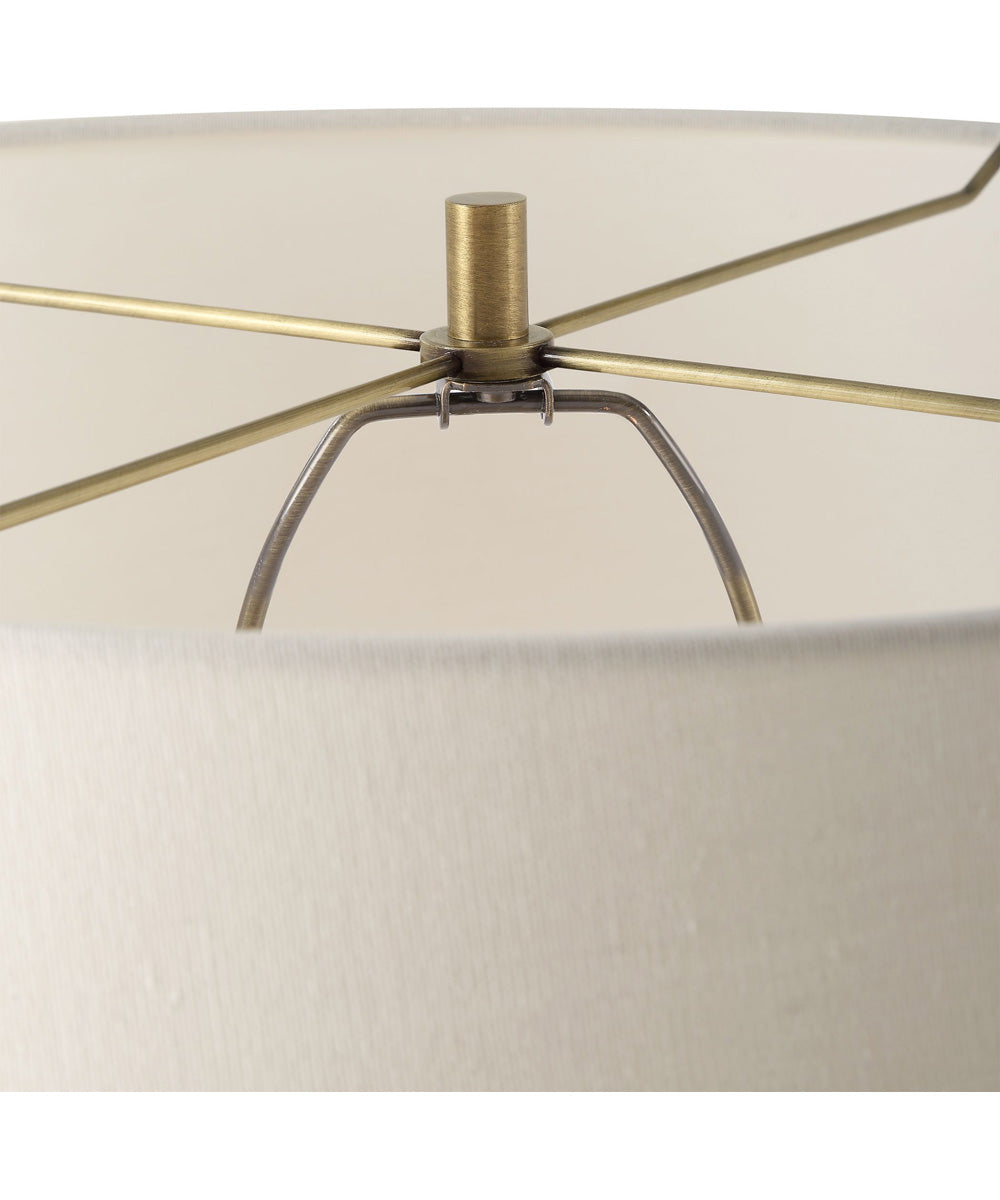 Shino Antique Brass Floor Lamp