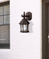 Townhouse 1-Light 16"H Outdoor Wall Light Fixture, Tannery Bronze Finish by Kichler