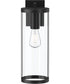 Kagen Extra Large Outdoor Wall Light with Clear Glass Panels Matte Black