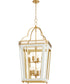 Loire 8-light Pendant Studio White|Brushed Brass