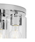 Cofield 12 in. 3-Light Flush Mount P350237 Polished Chrome