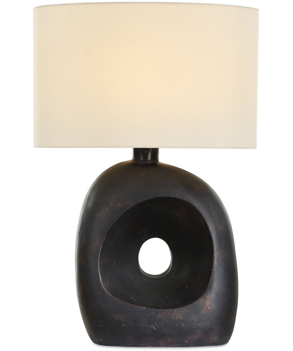 Peephole Outdoor Bronze Table Lamp