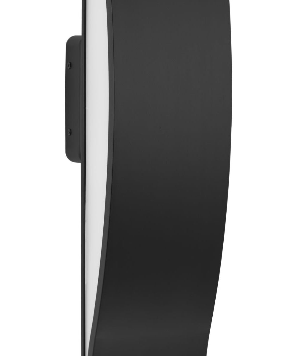 Curvity LED 24 in. Modern 3CCT Integrated LED Linear Vanity Light Matte Black