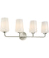 Celino 4-Light Bath & Vanity Brushed Nickel