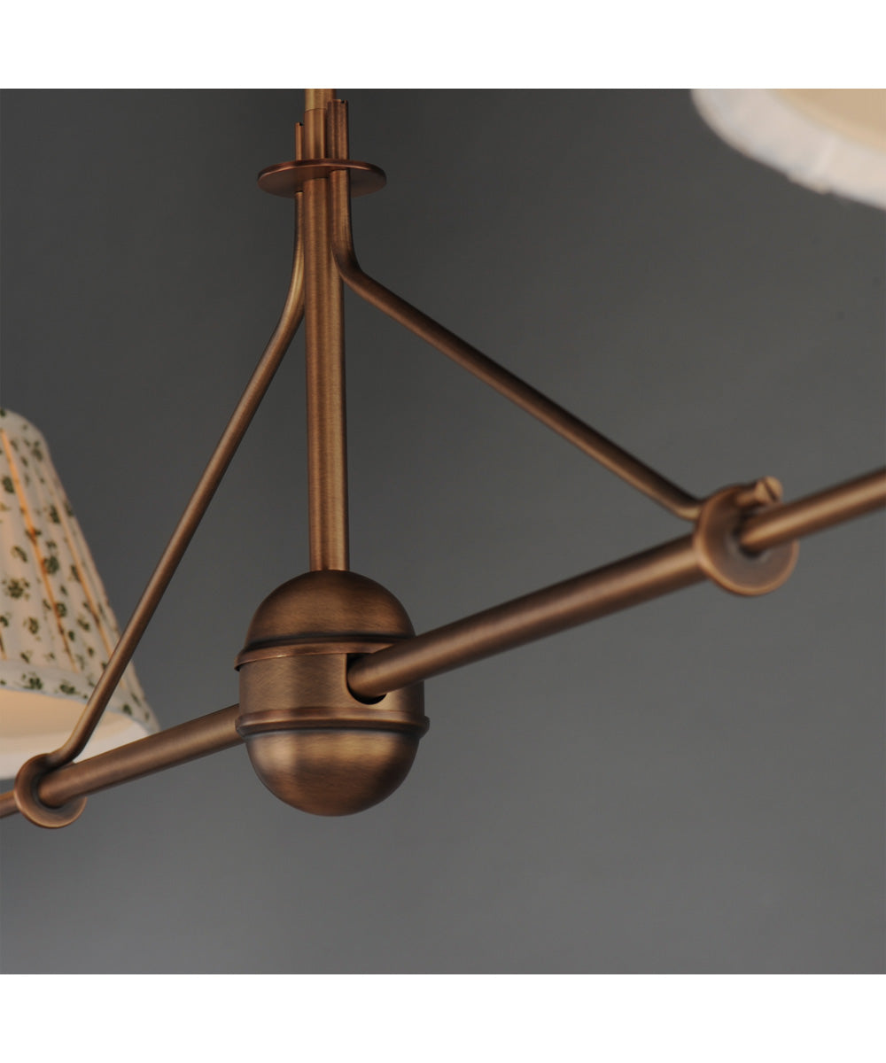 Dunbridge 2-Light Pendant Weathered Brass