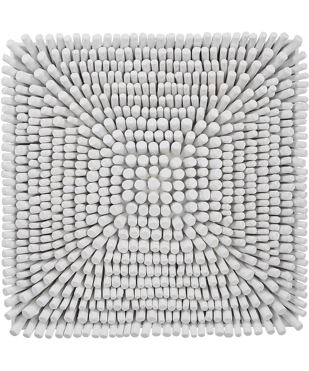 Portside White Wood Wall Panel