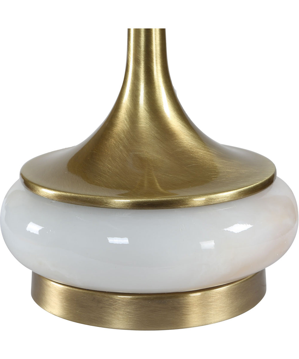 Molena Brass & Pearly Stone Table Lamp