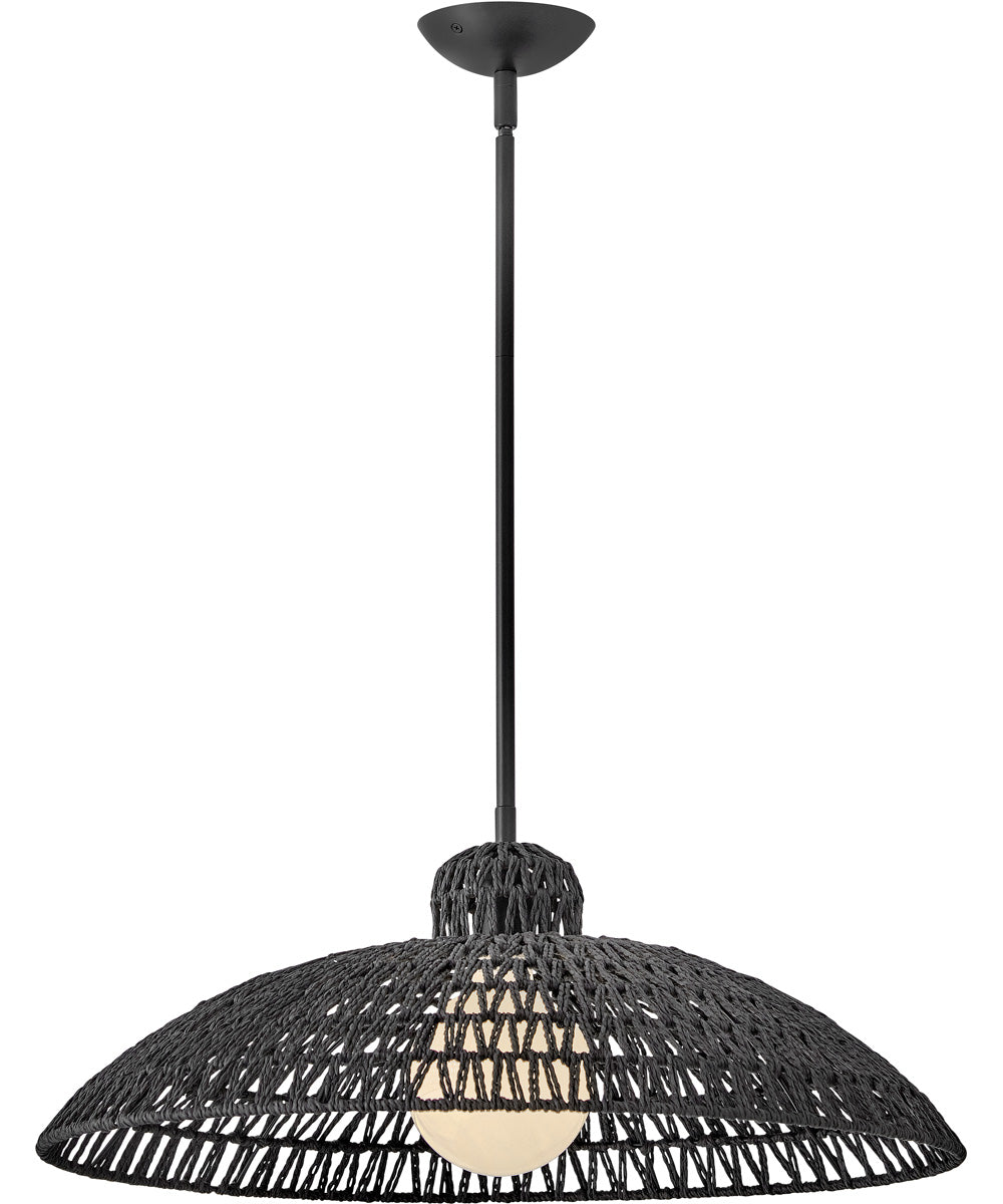 Pismo 1-Light Large Pendant in Black