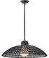 Pismo 1-Light Large Pendant in Black
