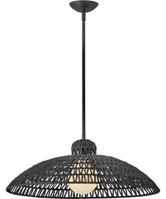 Pismo 1-Light Large Pendant in Black