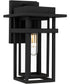 Morgan 1-light Outdoor Wall Light Earth Black