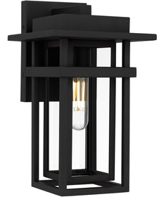 Morgan 1-light Outdoor Wall Light Earth Black