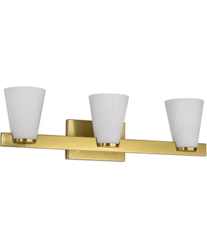 Royale 3-Light Vanity & Wall Burnished Brass