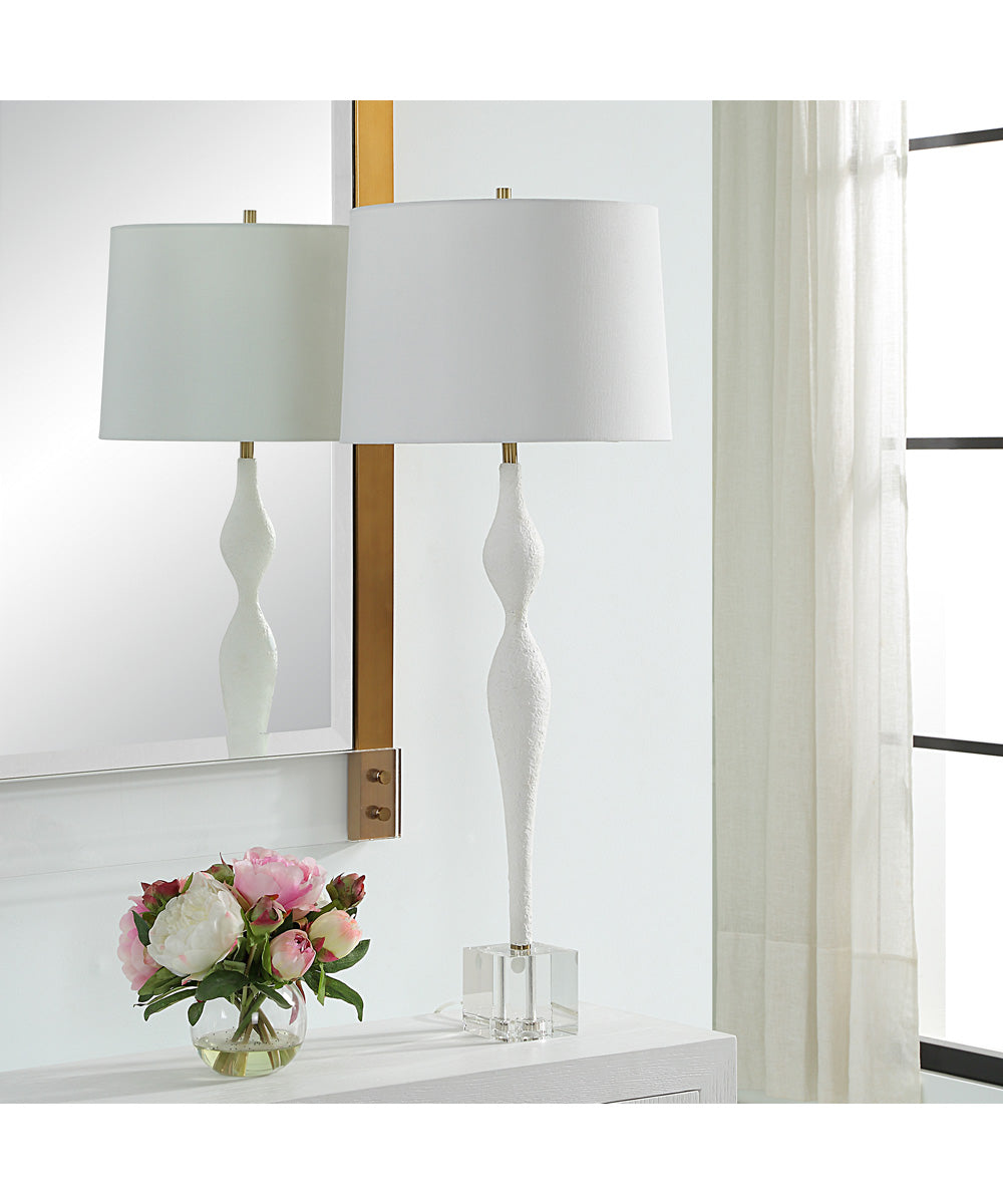 Helena Slender White Table Lamp