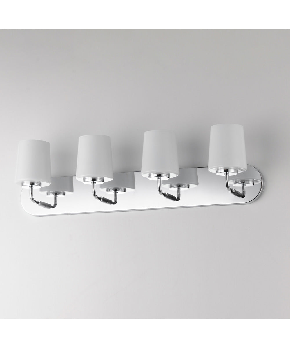 Durham 4-Light Strip Bath Vanity Polished Chrome